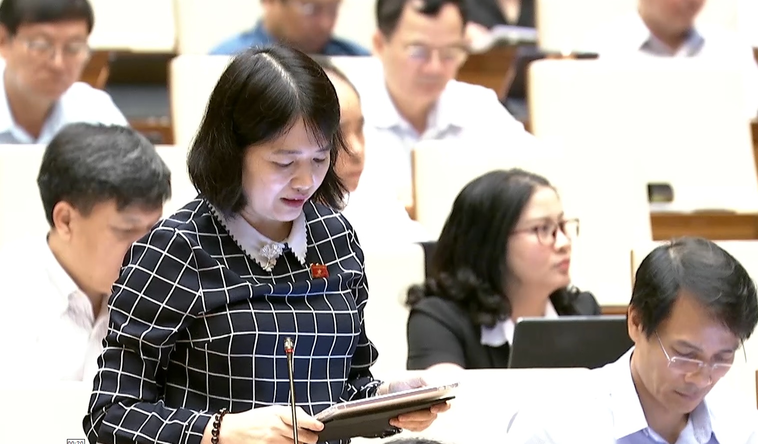 Đoàn đại biểu Quốc hội tỉnh Hải Dương tham gia ý kiến xây dựng luật
